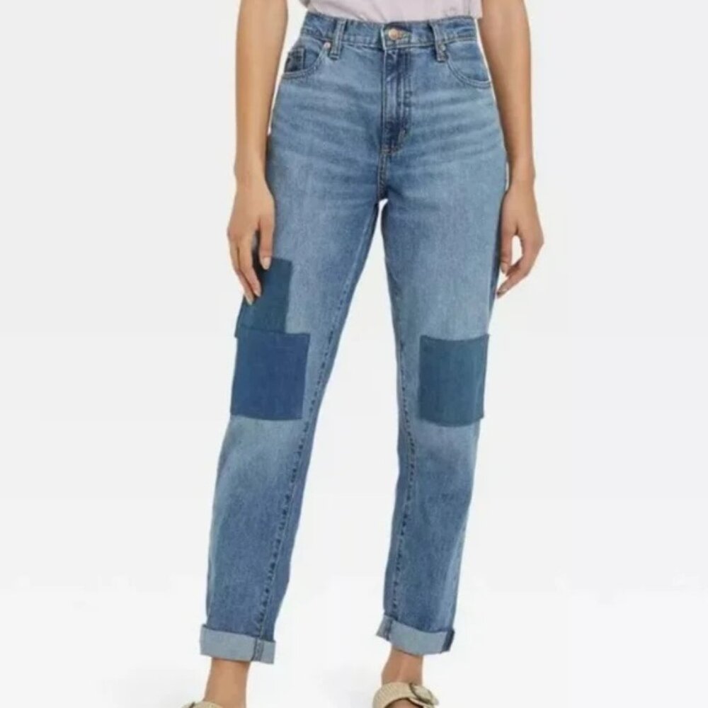 Universal Thread Patchwork Jeans NWT